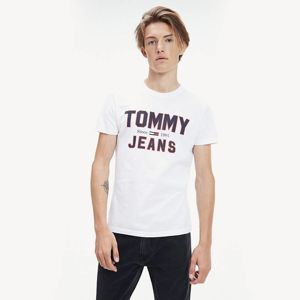 Tommy Hilfiger pánské bílé tričko Essential - XL (YA2)